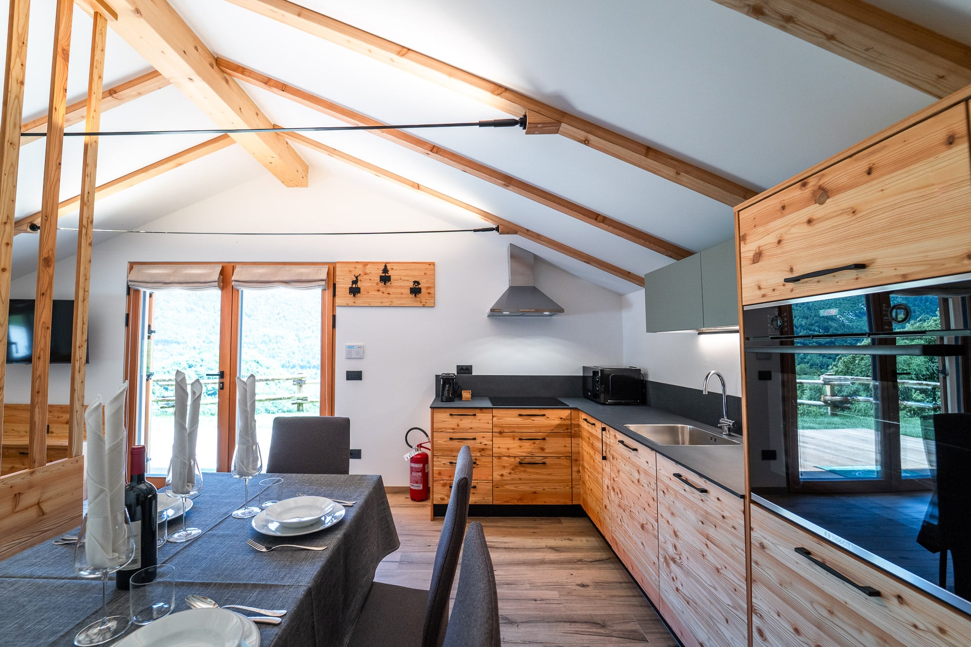 Interni dello chalet