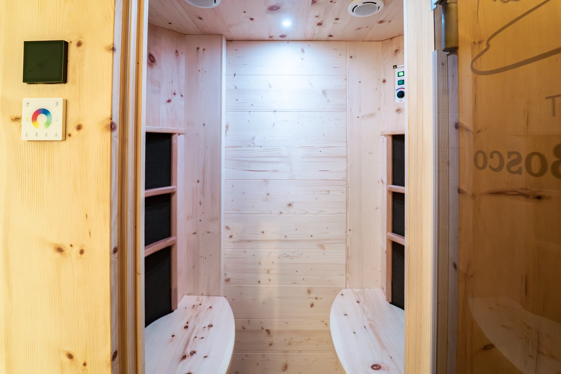 Sauna privata dello chalet