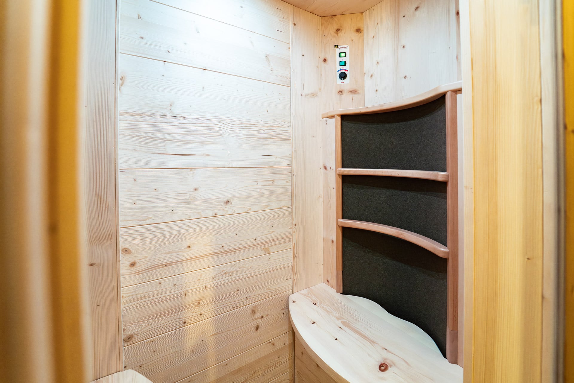 Sauna privata dello chalet